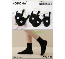Бамбукові жіночі шкарпетки КОРОНА середньої висоти Арт.: BY848-1