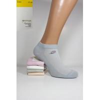 Стрейчові жіночі шкарпетки ШУГУАН короткі Арт.: B2856-52 / Лебідь /