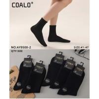 Стрейчевые мужские носки Coalo средней высоты Арт.: AY9500-2 / Черный /