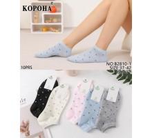 Стрейчеві жіночі шкарпетки КОРОНА укорочені Арт.: B2810-1