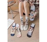 Стрейчеві жіночі шкарпетки Coalo високі Арт.: BM908