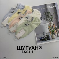 Стрейчеві жіночі шкарпетки ШУГУАН ультракороткі Арт.: B2248-61