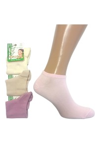 Бамбуковые женские носки MARJINAL короткие Арт.: 54253 / Пастельное ассорти /