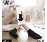 Стрейчевые женские носки Coalo короткие Арт.: BM6687 / Ассорти цветов /