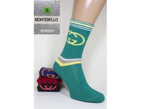 Стрейчевые женские носки MONTEBELLO Ф3 высокие Арт: 7422VD-3 / G*CC* /