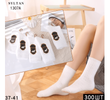 Шерстяные женские носки SYLTAN высокие Арт.: 1307A / Белый /