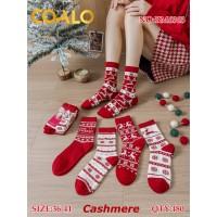Кашемировые женские носки / Новый Год / Coalo высокие Арт.: BM6363