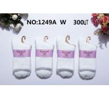 Меховые женские носки термо SYLTAN высокие Арт.: 1249A / Белый /