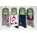 Стрейчевые новогодние мужские носки KARDESLER с рисунком высокие Арт.: 4346-1 / NORTH POLE /