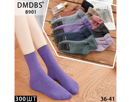Махровые женские носки с отворотом DMDBS высокие Арт.: B901