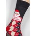 Стрейчевые новогодние мужские носки KARDESLER с рисунком высокие Арт.: 4346-2 / Merry Christmas /