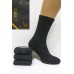 Шерстяные мужские термо носки ЧАЙКА высокие Арт.: А-7111-10K / Черный /