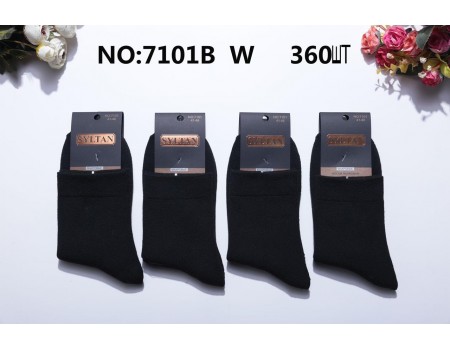 Махровые мужские носки Syltan высокие Арт.: 7101B / Черный /