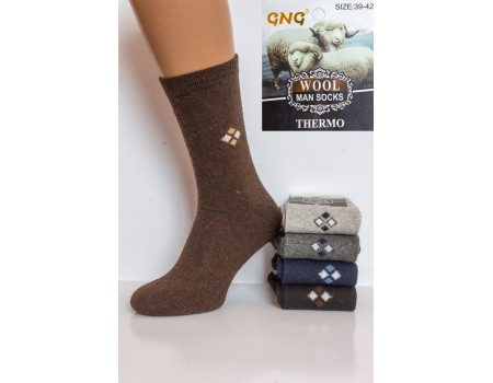 Шерстяные мужские носки GNG Wool Thermo высокие Арт.: 2083