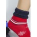 Махровые женские носки MARJINAL с отворотом средней высоты Арт.: 3756