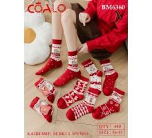 Кашемировые женские носки / Новый год / Coalo высокие Арт.: BM6360