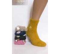 Хутряні кашемірові жіночі шкарпетки НАТАЛІ високі Арт.: B-2059-5 / Чудо/