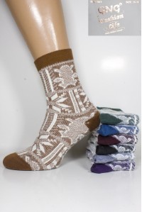 Шерстяные женские носки GNG высокие Арт.: 1255
