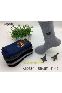 Мужские термо носки "травка" ФЕННА высокие Арт.: ZA-6023-1 / QR-код /