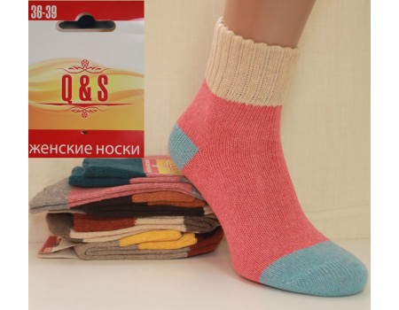 Шерстяные женские носки Q&S высокие Арт.: 015