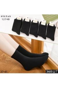 Махровые женские носки SYLTAN высокие Арт.: 1274B / Черный /