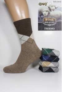 Шерстяные мужские носки GNG Wool Thermo высокие Арт.: 2088