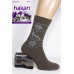 Шерстяные женские носки HAKAN высокие Арт.: 61816 / Олени /