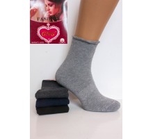 Махровые женские носки без резинки GNG высокие Арт.: B5569