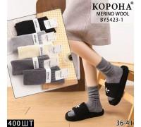 Кашемірові жіночі шкарпетки КОРОНА високі Арт.: BY5423-1