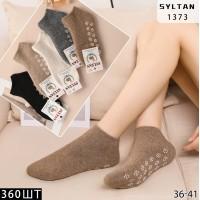 Вовняні махрові жіночі шкарпетки з гальмами SYLTAN короткі Арт.: 1373