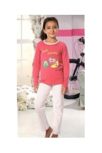 Детская пижама для сна из штанов и футболки с длинным рукавом SEVIM Арт: 7276