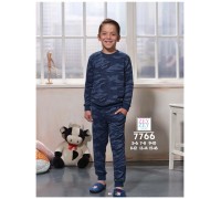 Детская пижама для мальчика из штанов и футболки с длинным рукавом SEVIM Арт: 7766