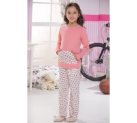 Детская пижама для сна из штанов и футболки с длинным рукавом SEVIM Арт: 7254