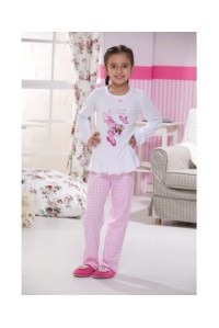 Детская пижама для сна из штанов и футболки с длинным рукавом SEVIM Арт: 7250