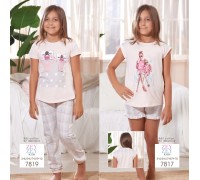 Детская пижама для сна из шортиков и футболки SEVIM Арт: 7817