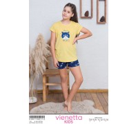 Детская пижама для сна из шорт и футболки Vienetta Kids Арт: 008118-0112