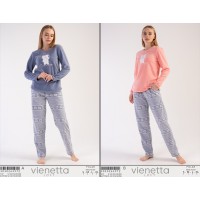 Комплект штанов и футболки с длинным рукавом из полара Vienetta Secret Арт.: 303026-3972
