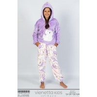 Детский комплект штанов и худи oversize из велсофта Vienetta Kids Арт.: 103072-0131