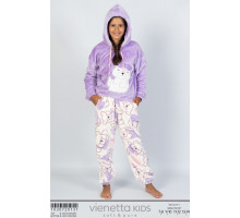 Детский комплект штанов и худи oversize из велсофта Vienetta Kids Арт.: 103072-0131