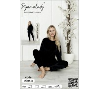 Комплект штанов и кофты PijamaLady Арт.: 2001-3 / Черный /