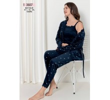 Комплект тройка MIRANO Арт.: 3607-1 / Navy Blue /