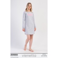 Туника футболкой с длинным рукавом на байке Vienetta Secret Арт: 403019-0000