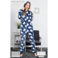 Піжама комбінезон для велсофту Vienetta Secret Арт: 160458-1013