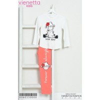 Дитяча піжама зі штанів та футболки з довгим рукавом Vienetta Kids Арт: 006035-0000