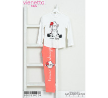 Детская пижама из штанов и футболки с длинным рукавом Vienetta Kids Арт: 006035-0000