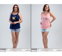 Комплект шорт и майки на тонких шлейках Vienetta Secret Арт: 110113-0448