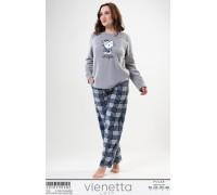 Комплект штанов и футболки с длинным рукавом из полара Vienetta Secret Арт.: 201019-0282