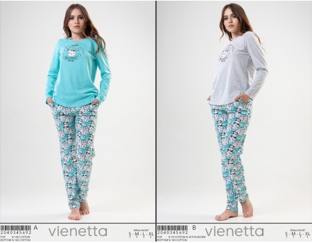 Комплект штанов и футболки с длинным рукавом Vienetta Secret Арт.: 204034-5692