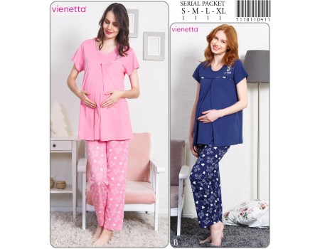 Комплект штанов и футболки для беременных Vienetta Secret Арт: 711011-0411