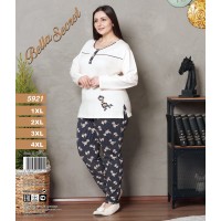 Комплект хлопковый из штанов и кофты Metin Bella Secret Арт: 5921